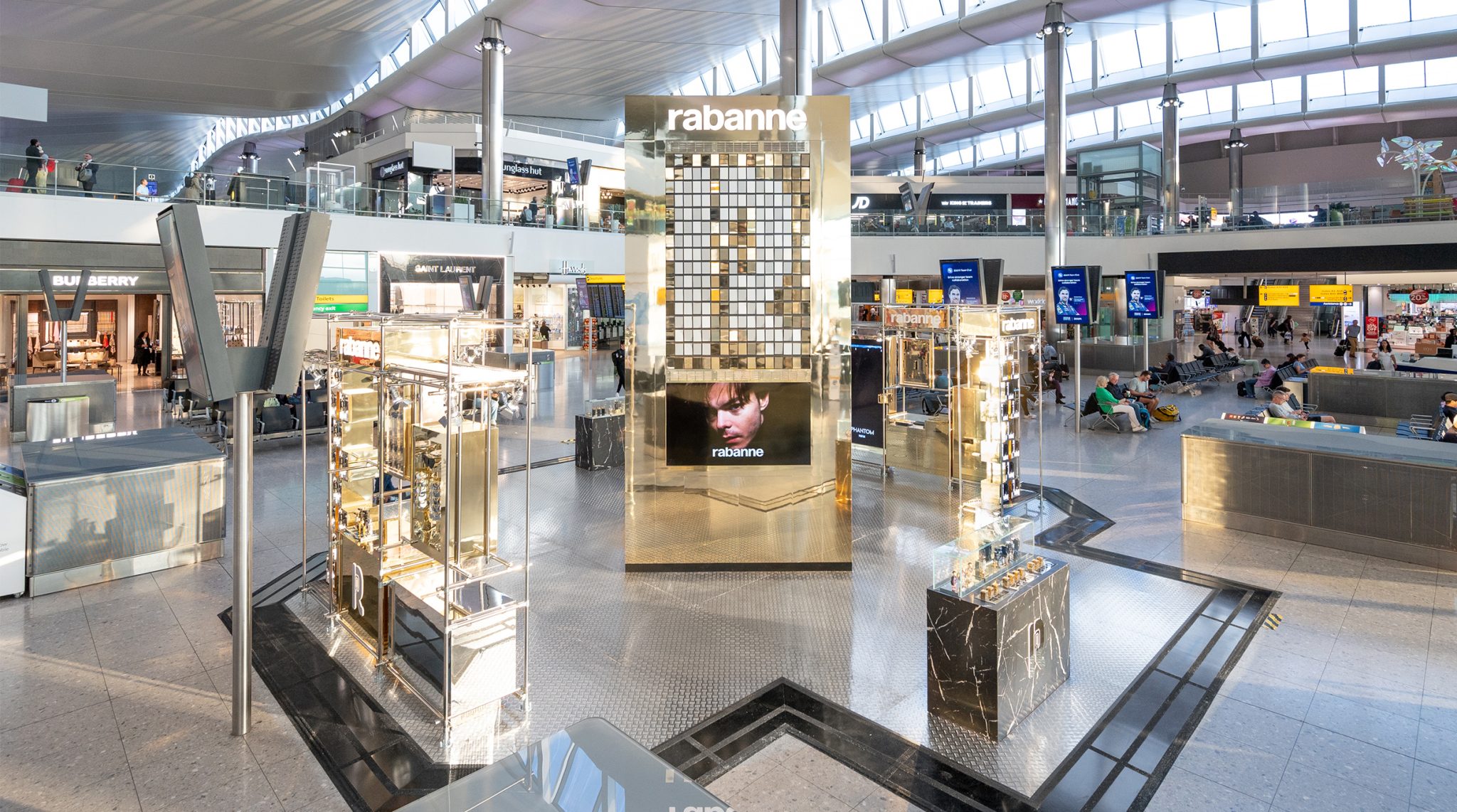 Paco Rabanne In Store Display Paco Rabanne - Heathrow | Edge Retail